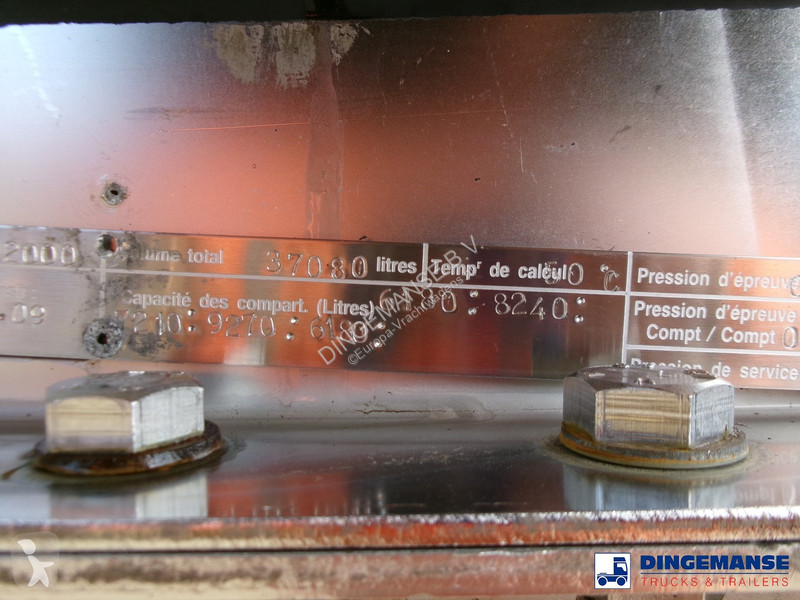 Semiremorca Magyar Heavy oil tank inox 37 m3 /...