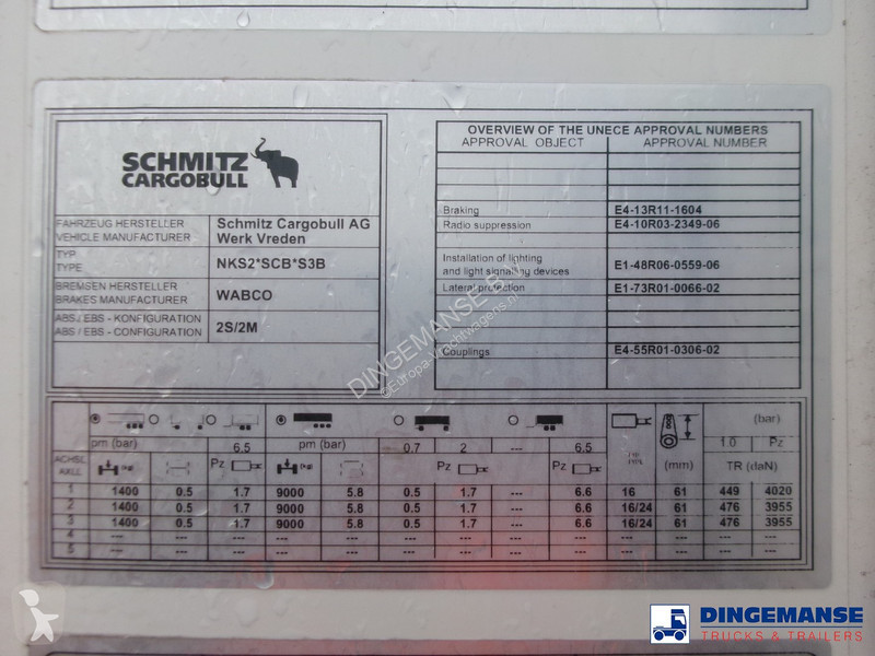 Semiremorca Schmitz Cargobull Frigo trailer +...