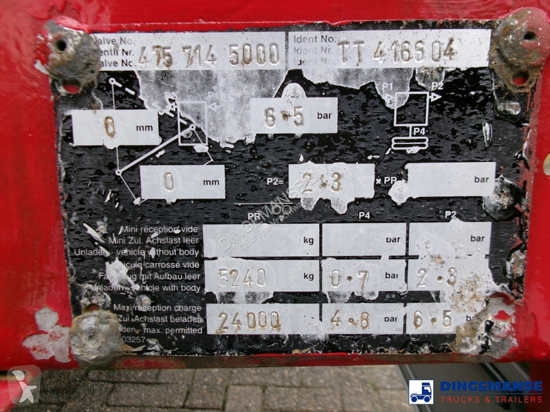 Semi reboque  Chemical tank inox 22.5 m3 / 1 comp