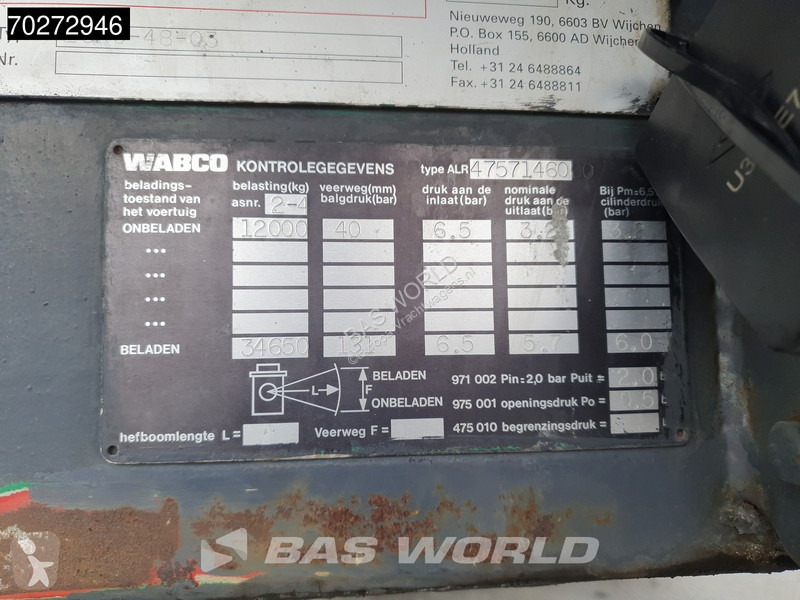 Semitrailer Nooteboom EURO-48-03 3x Lenkachse...