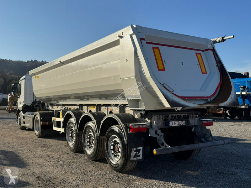 Semitrailer Zasław D-653A Mulda Stalowa Hardox 30m