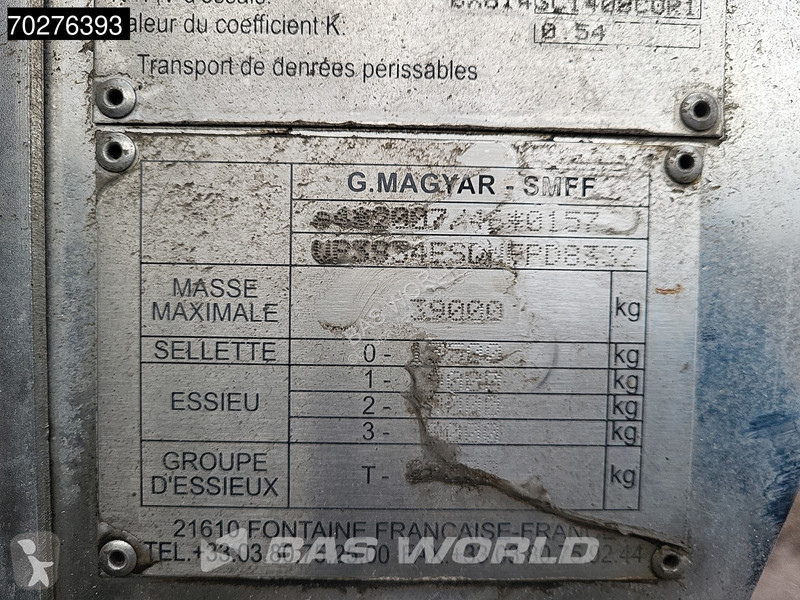 Semiremorca Magyar GM 2B 02 0 Assen Food 2 comp...