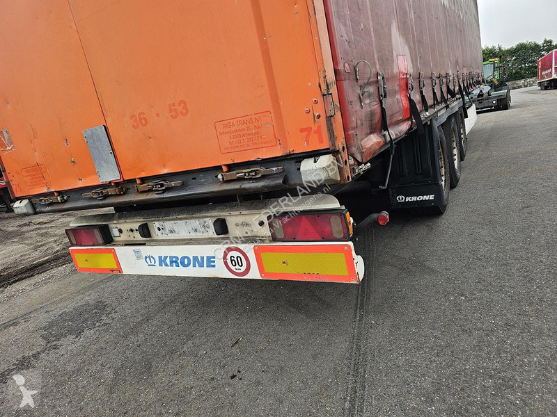 Oplegger Krone sd| 3 axle curtainsider | Saf disc.