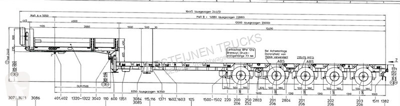 Semitrailer Goldhofer STZ-L 5-50/80 A / 5 X...
