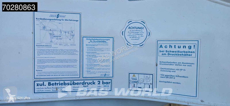 Oplegger Spitzer SF 2755 55000 Liter Liftachse