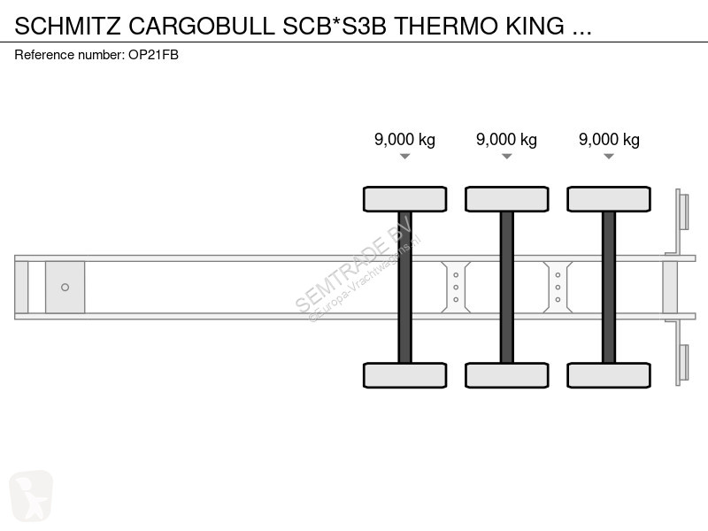 Oplegger Schmitz Cargobull SCB*S3B THERMO KING...