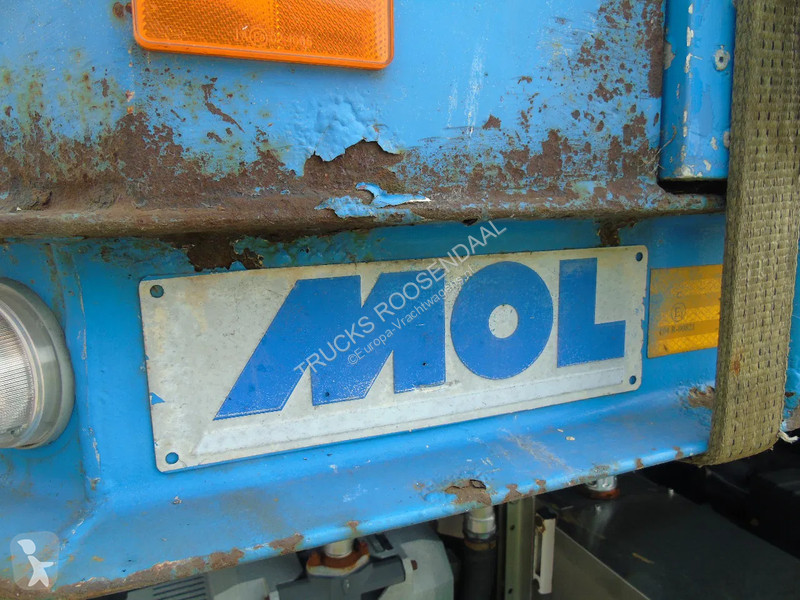 Semiremorca MOL + ramps + 3x axle + steering