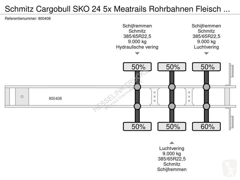 Semirremolque Schmitz Cargobull SKO 24 5x...