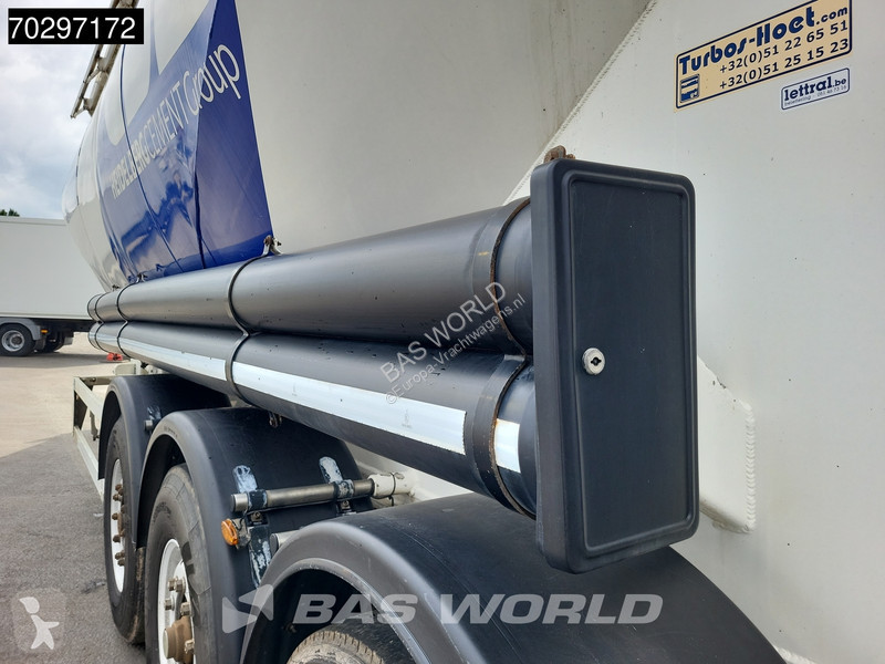 Semi remorque  39000L Liftachse Cement