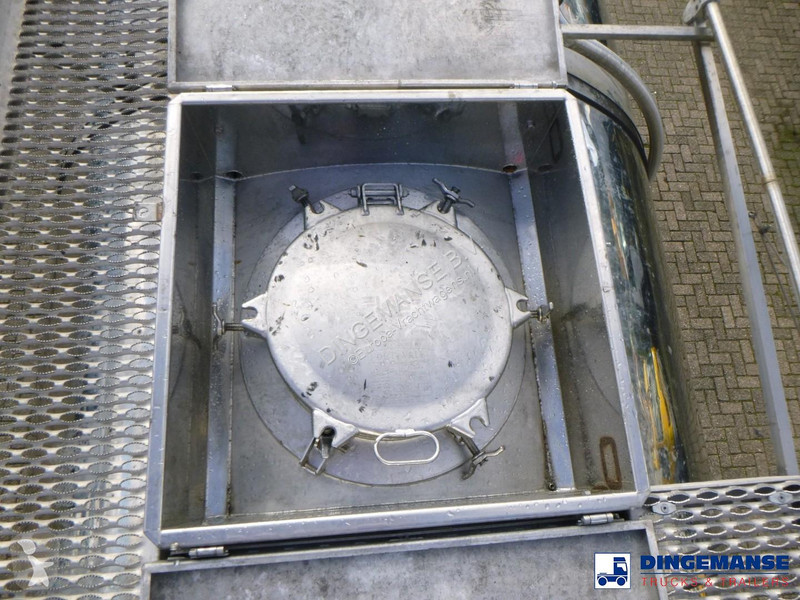 نصف مقطورة LAG Chemical tank inox 37.5 m3 / 1 comp