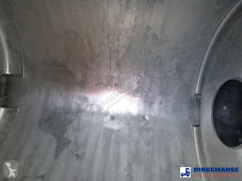 نصف مقطورة Burg Chemical tank inox L4BH 30 m3 /...