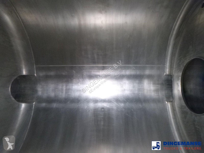 نصف مقطورة Burg Chemical tank inox L4BH 30 m3 /...