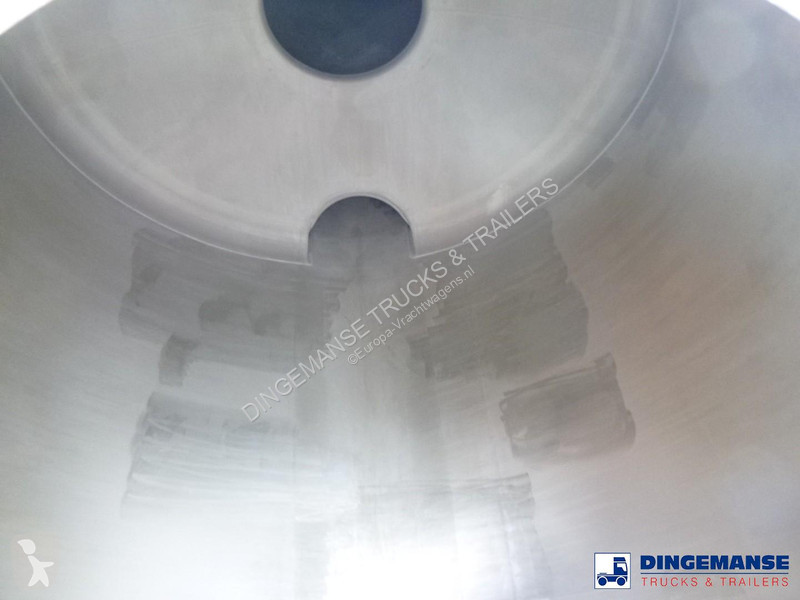 نصف مقطورة Burg Chemical tank inox L4BH 22.5 m3...