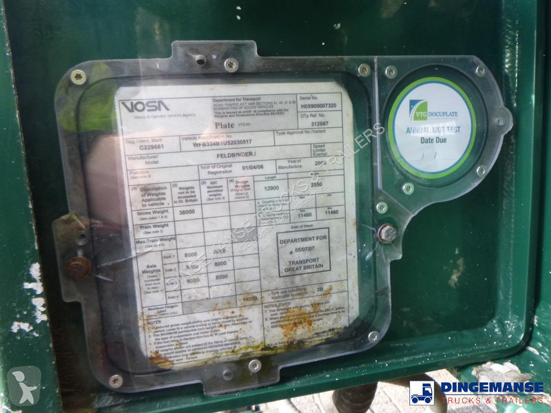 Semirremolque Feldbinder Powder tank alu 60 m3...