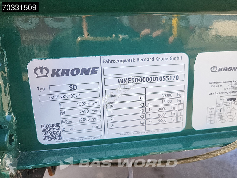 Полуприцеп Krone Hardwood Omega Lift Axle Anti...