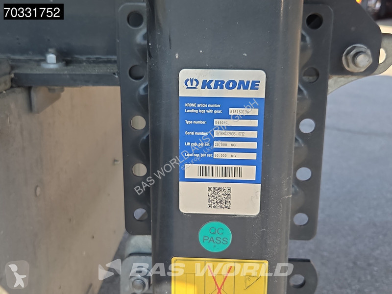 نصف مقطورة Krone 3 axles 2xLift Axle Sliding...
