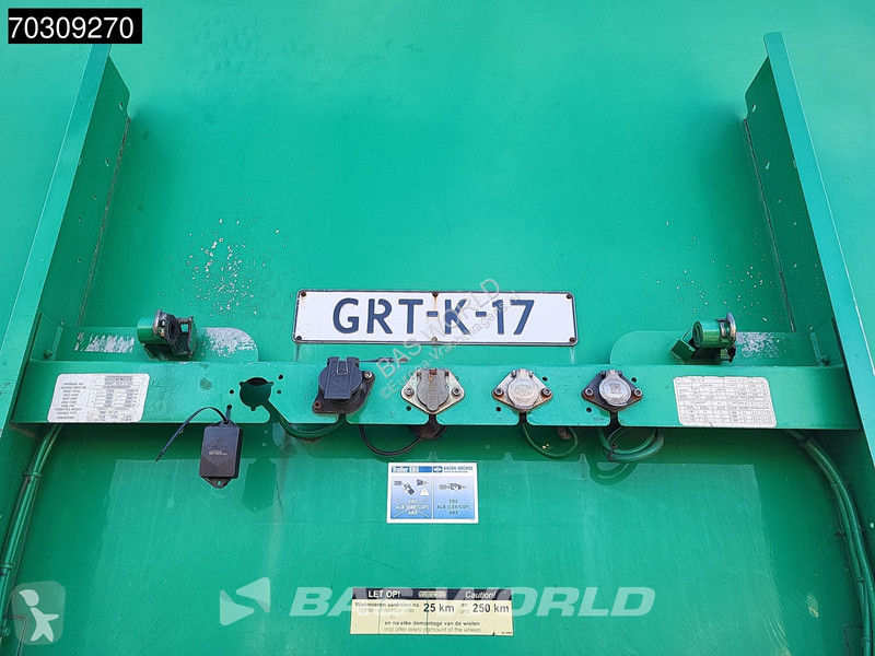 نصف مقطورة Groenewegen DR0-14-27 Hardholz...