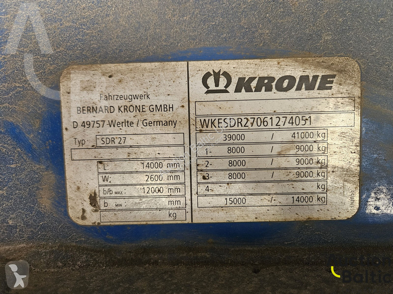 Semi remorque Krone