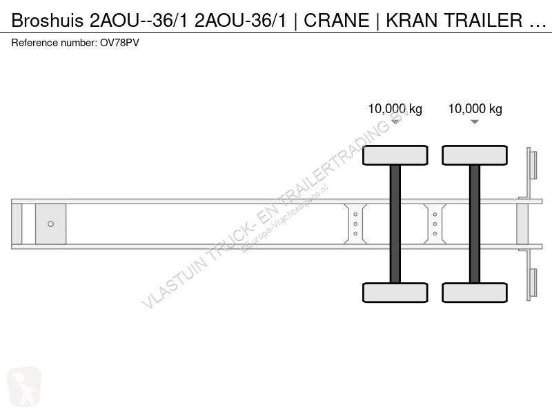 Oplegger Broshuis 2AOU--36/1 2AOU-36/1 | CRANE...