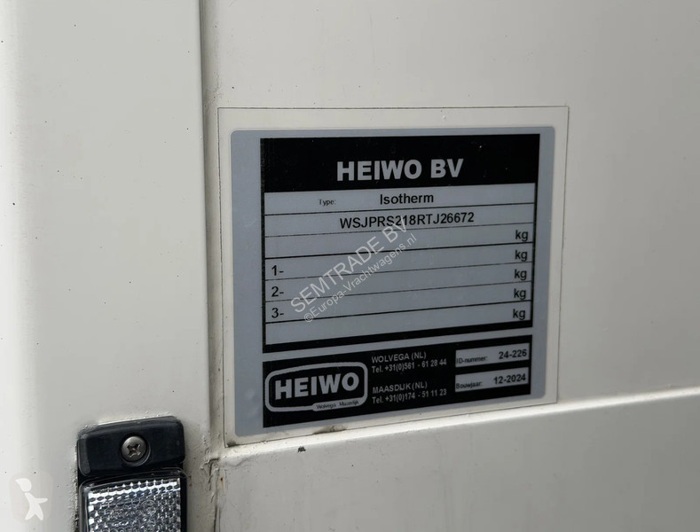Semitrailer Heiwo N/A BLOEMEN VERKOOP KOELING...