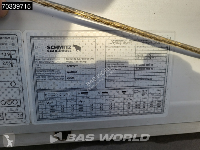 Semirimorchio Schmitz Cargobull SCB*S3T 3 axles...