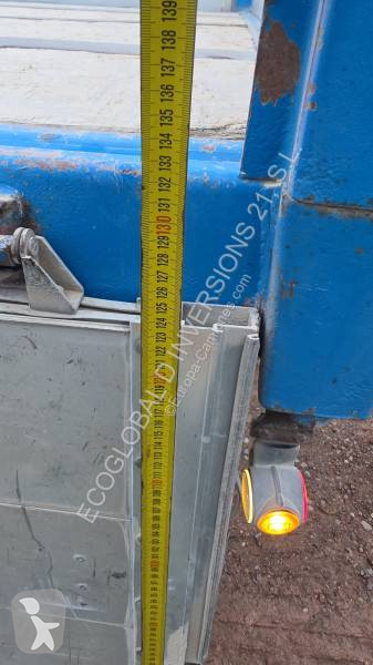Sættevogn Fruehauf T34C con laterales abatibles...