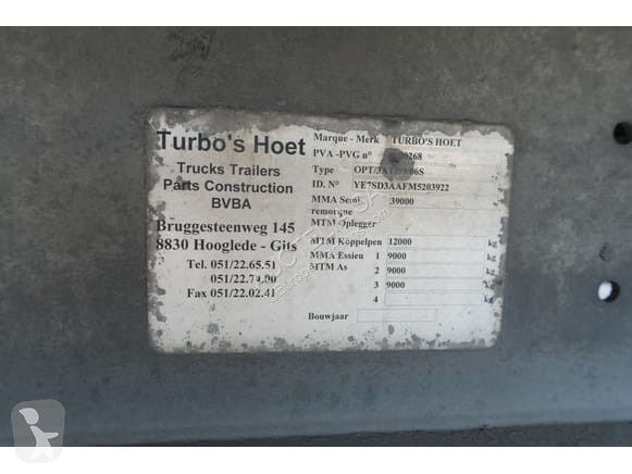 Oplegger Turbo's Hoet