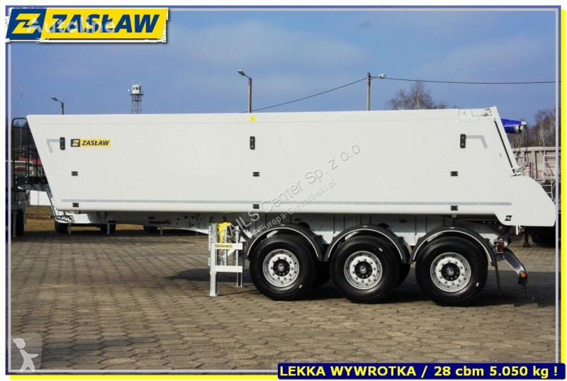 Semi remorque Zasław 28 m³ !! Light UP 4.990 kg...