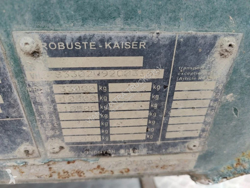 Semiremorca Kaiser Robuste Half Pipe Kipper