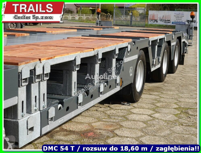 Sættevogn Mega Extandable Low-loader 18.60 m 2...