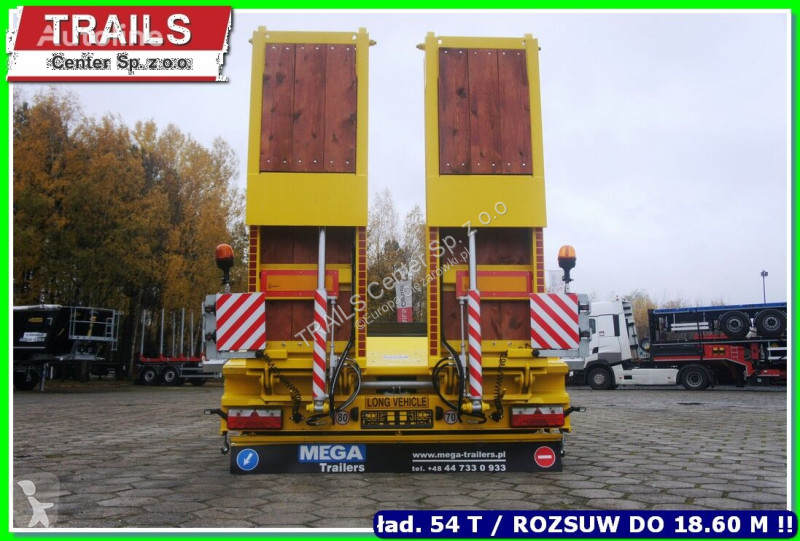 Semirimorchio Mega 4 axle low floor 18.600 m....