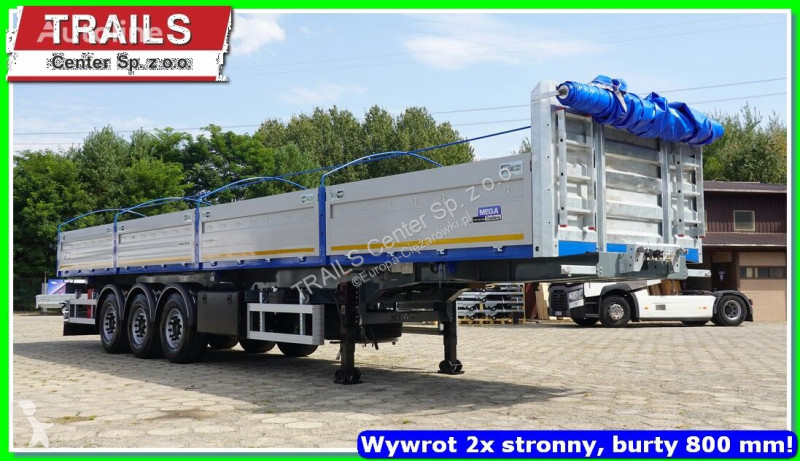 Semiremorca Mega 29 m³ / 12.600 m. 2 x side...