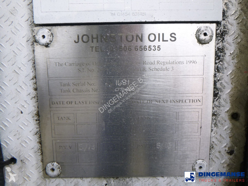Semiremorca Caldal Fuel tank alu 30 m3 / 5 comp...