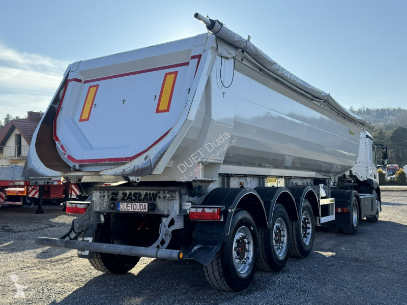 Semitrailer Zasław D-653A Mulda Stalowa Hardox 30m