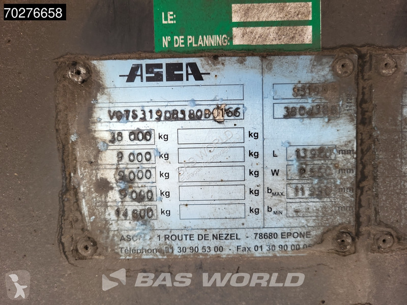 Semitrailer Asca S319DB NL-Trailer