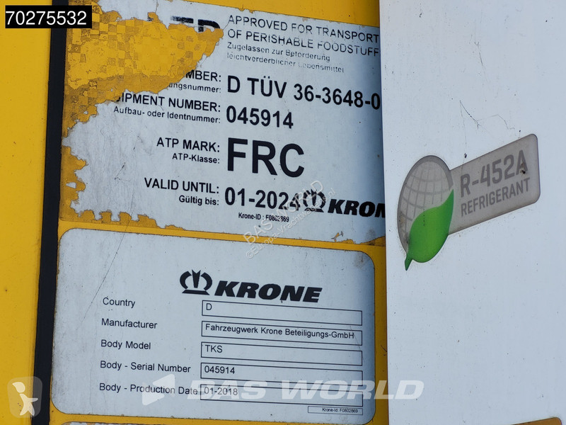 Semirimorchio Krone Thermo King SLXi300...
