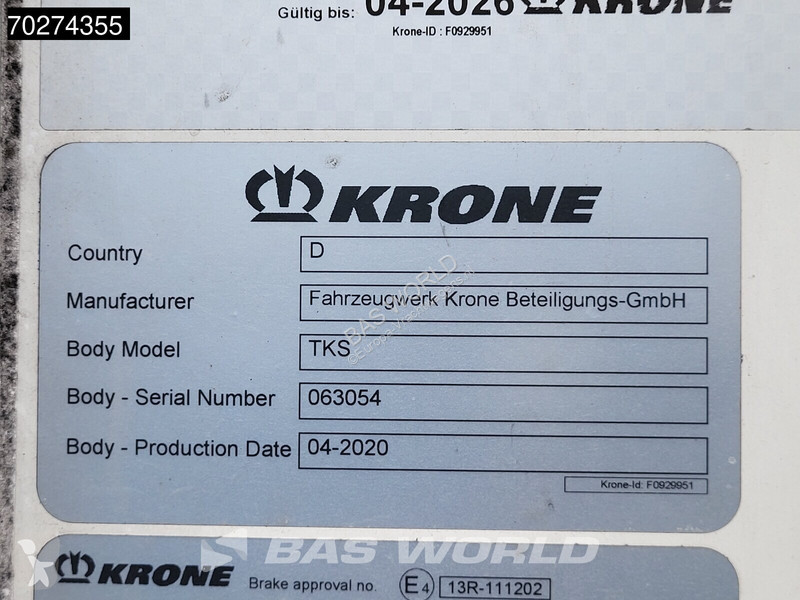 Semiremorca Krone NL-Trailer Blumenbreit...