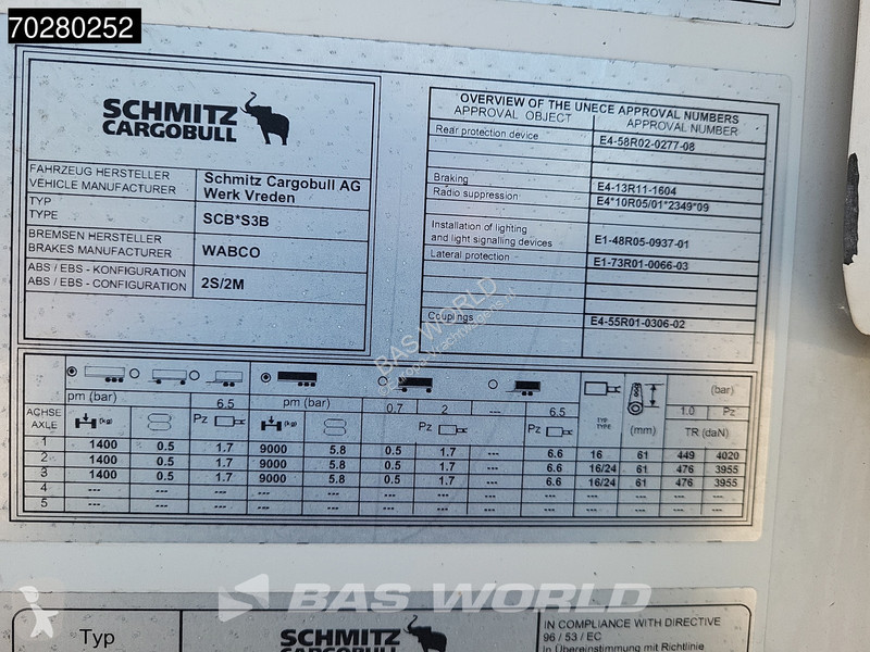 Semitrailer Schmitz Cargobull Thermko King SLXi...