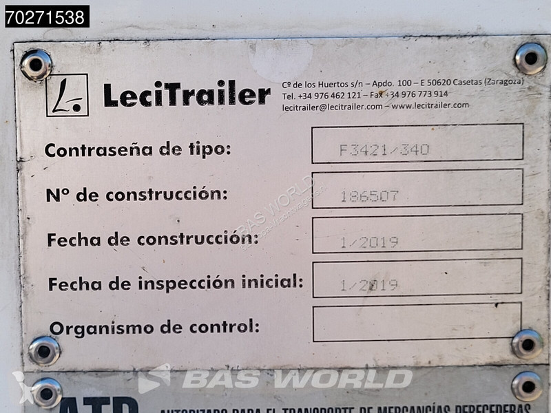 Semirimorchio Lecitrailer Thermo King SLXi...