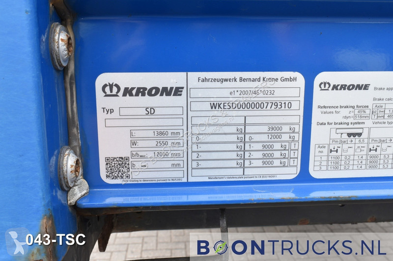 Semitrailer Krone COIL LINER | 9M COIL WELL *...