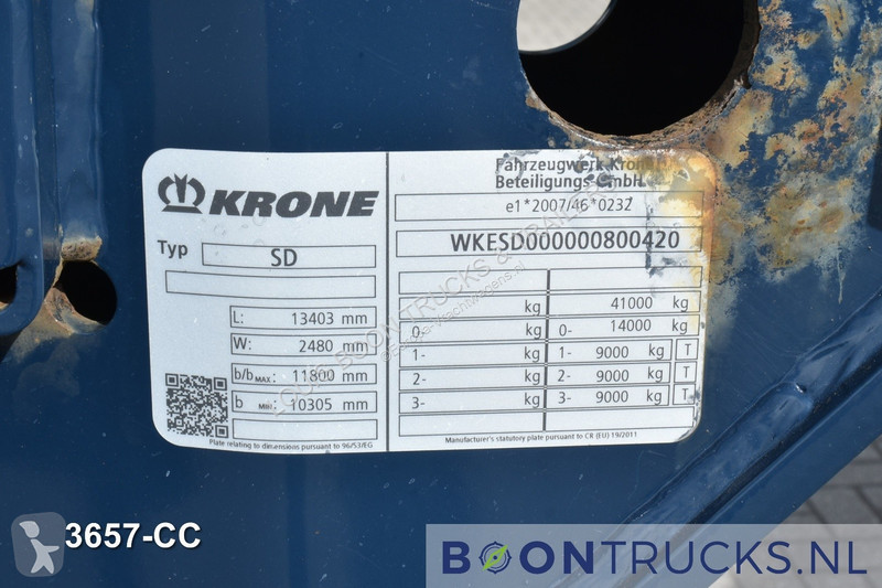 Semitrailer Krone BOX LINER | 2x20-40-45ft HC *...