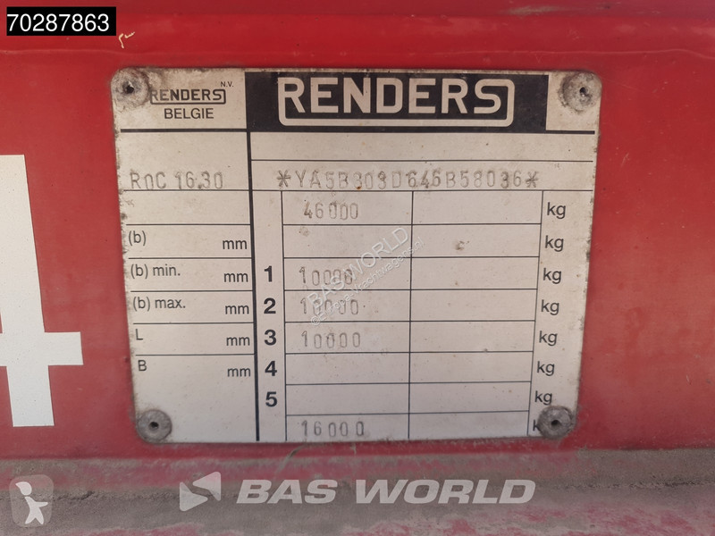 Semitrailer Renders R0C16.30 Reinders X Steering
