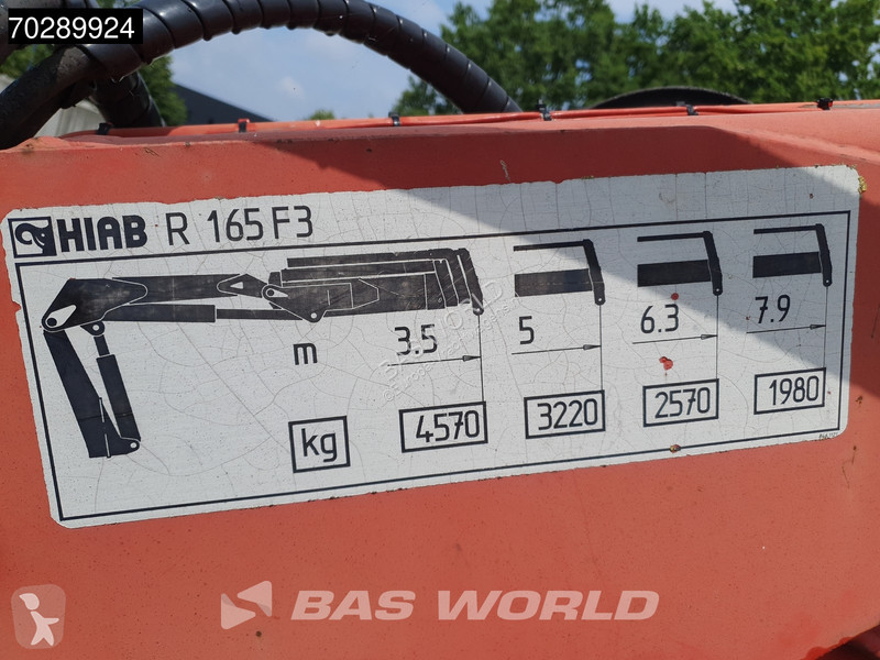 Semitrailer  S12/27P2-13,2KR Crane HIAB R165-F3...