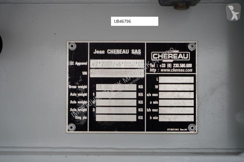 Semiremorca Chereau