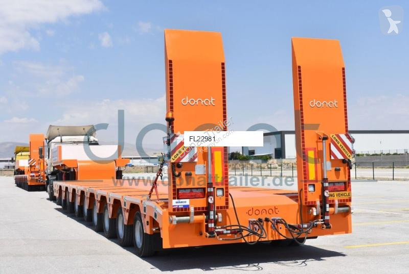 Semiremorca Donat 8 axle lowbed with hydraulic...