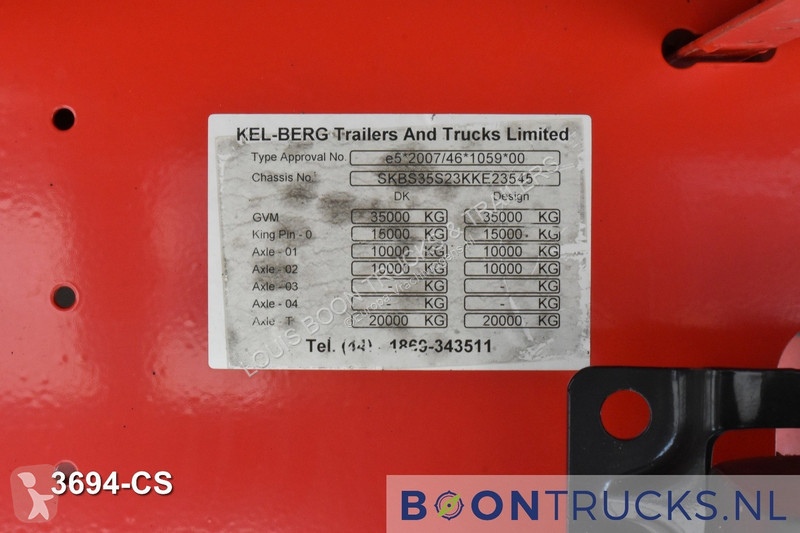 Semitrailer Kel-Berg DB500V/XL | TRIDEC STUURAS...