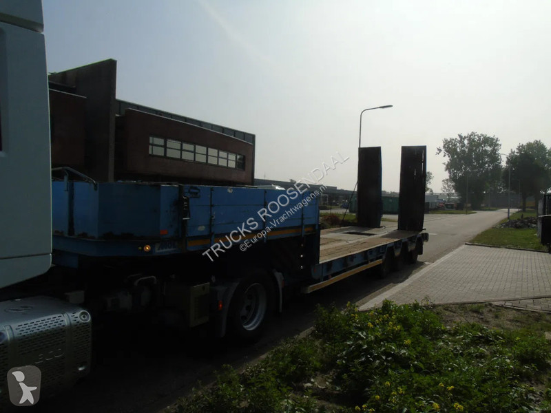 Semiremorca MOL + ramps + 3x axle + steering