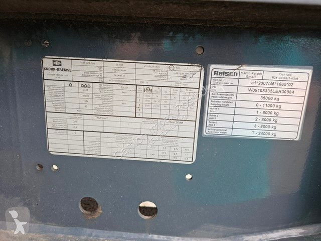 Semiremorca Reisch 50 cbm Alumulde, 4.800 Kg...