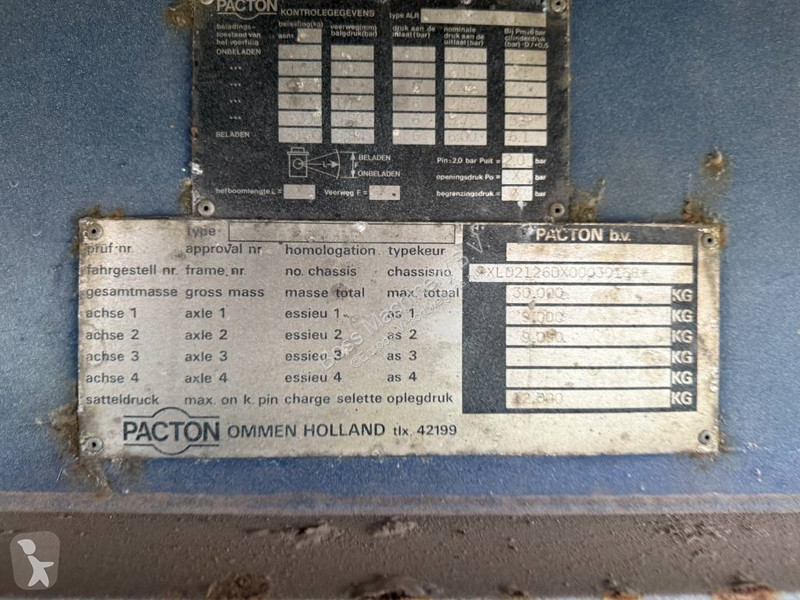 Oplegger Pacton 2126 D-18 - Dutch Trailer / 2...