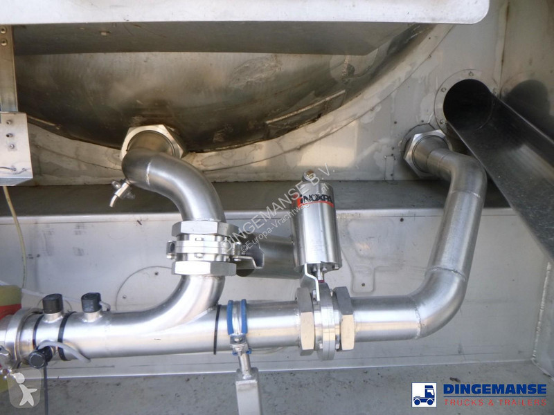 نصف مقطورة Feldbinder Food tank inox 30 m3 / 1...